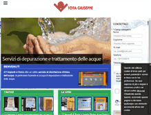 Tablet Screenshot of depurazioneacqueroma.org